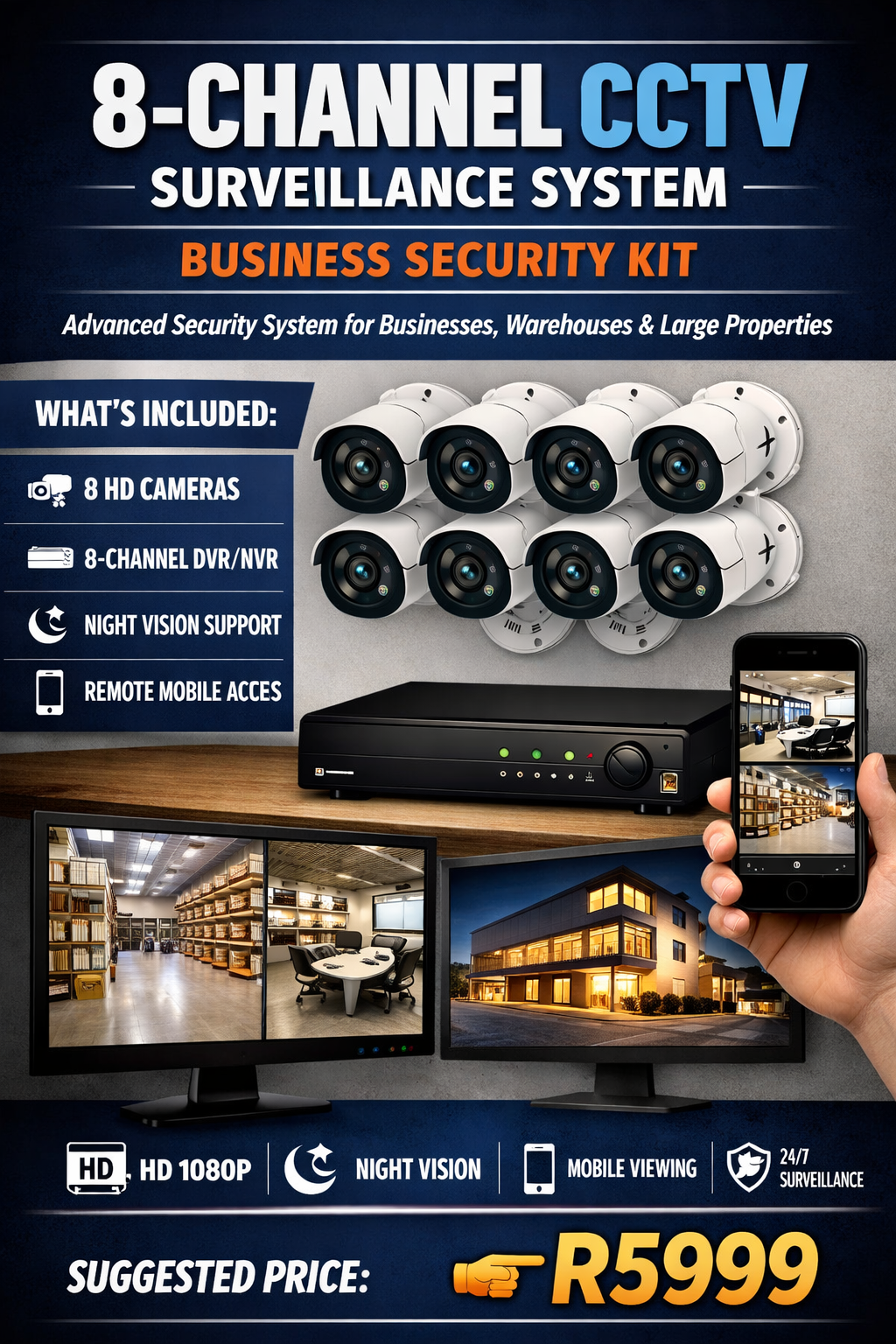 SENTINELX ELITE 8CH BUSINESS SYSTEM
